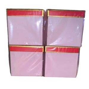 Set of 8 pink/red/gold gift boxes